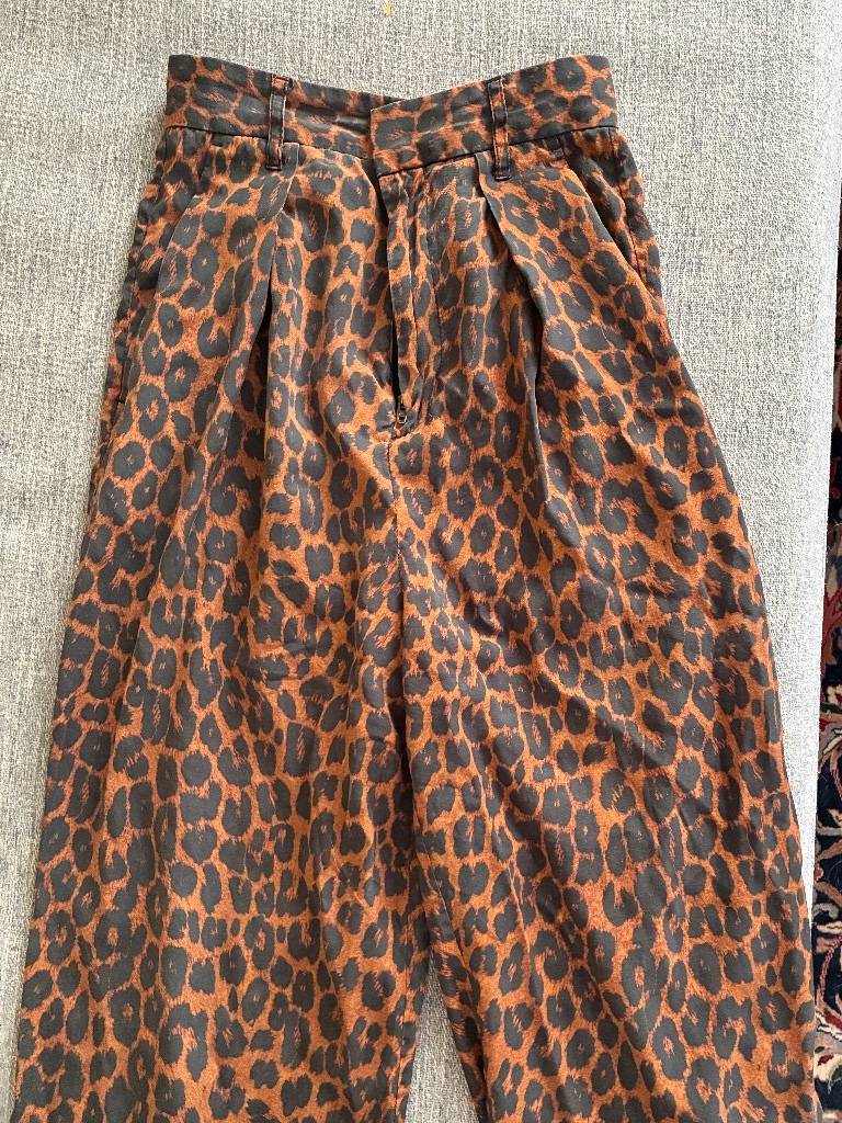 Mara Hoffman Animal Print Wide Leg Pant 00